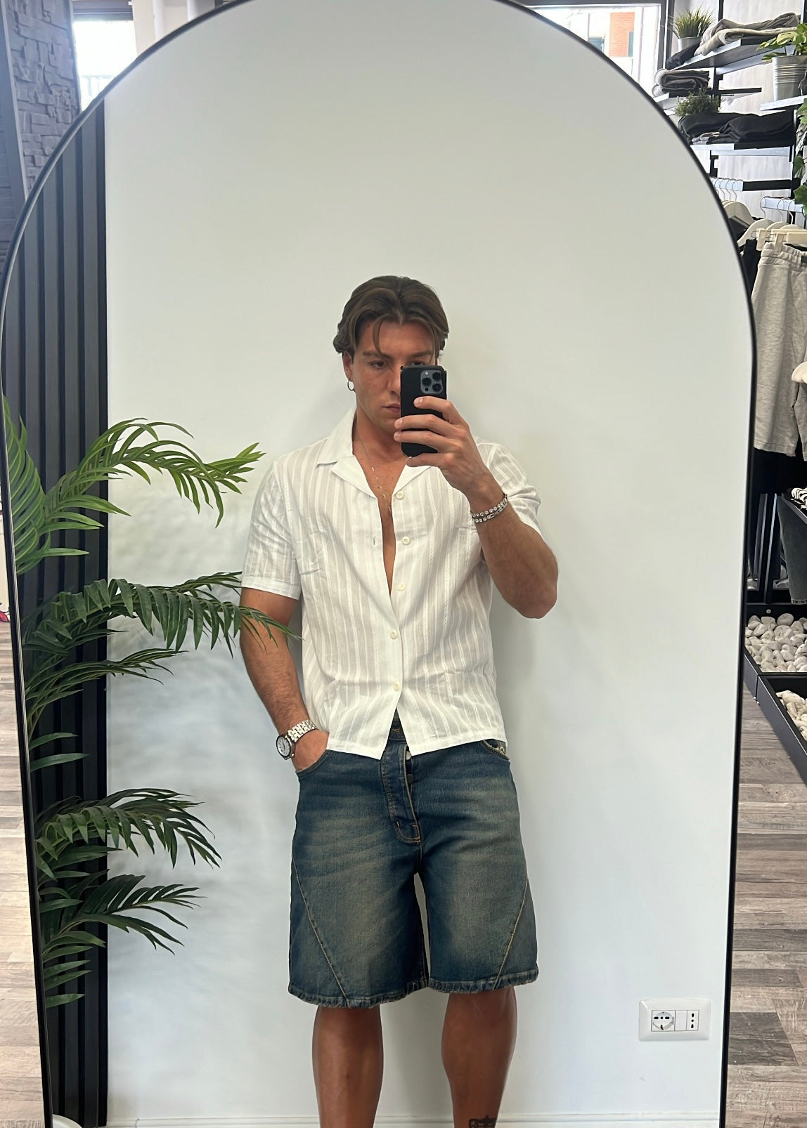 CAMICIA RICAMO BIANCA