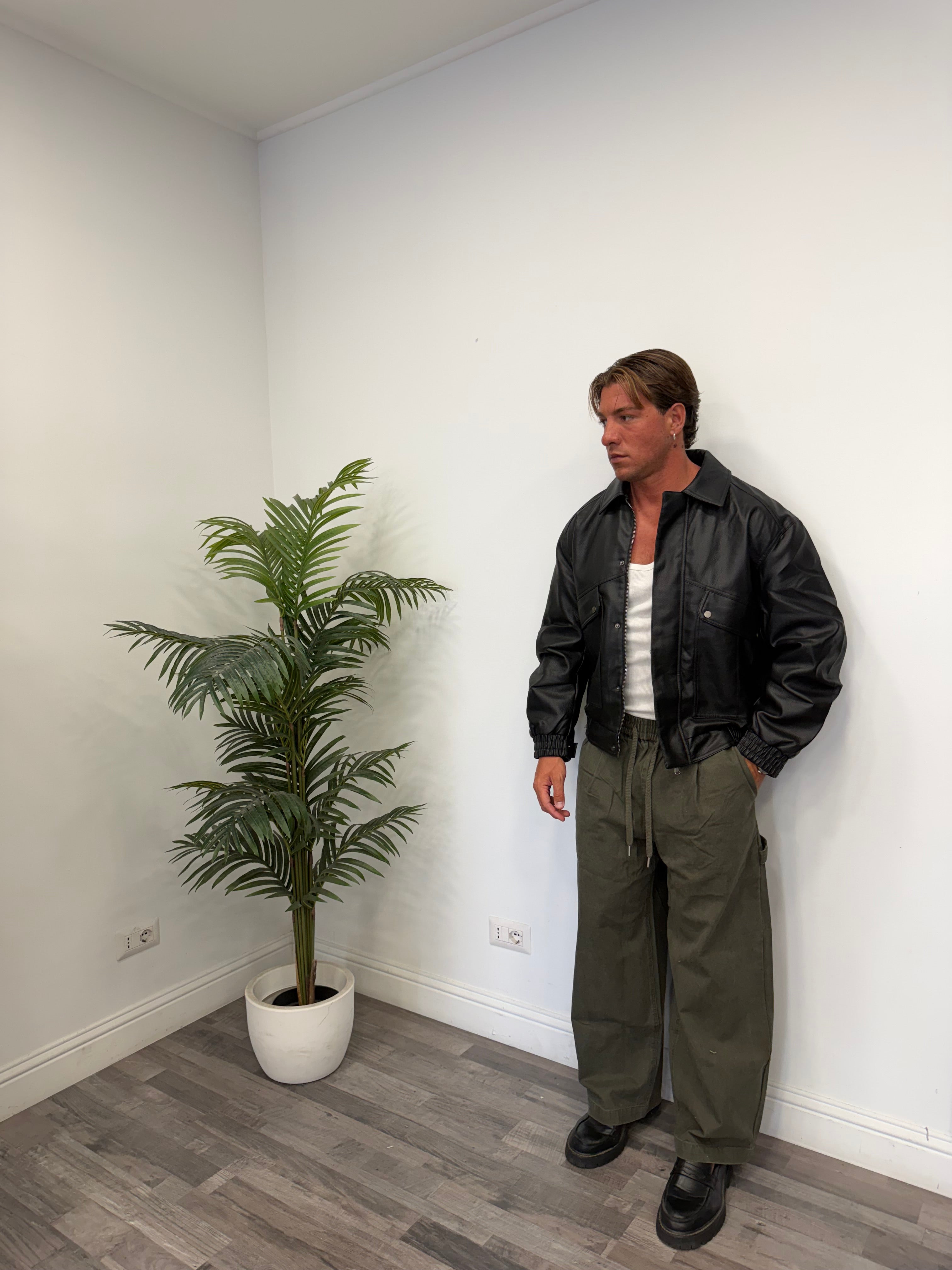 LEATHER JACKET ECOPELLE