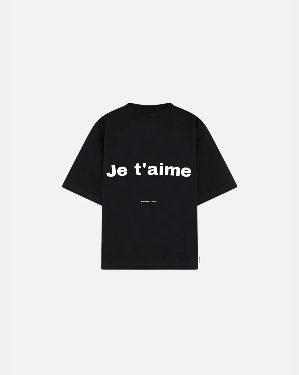 T-SHIRT CROPPED WORDLESS JE TAIME