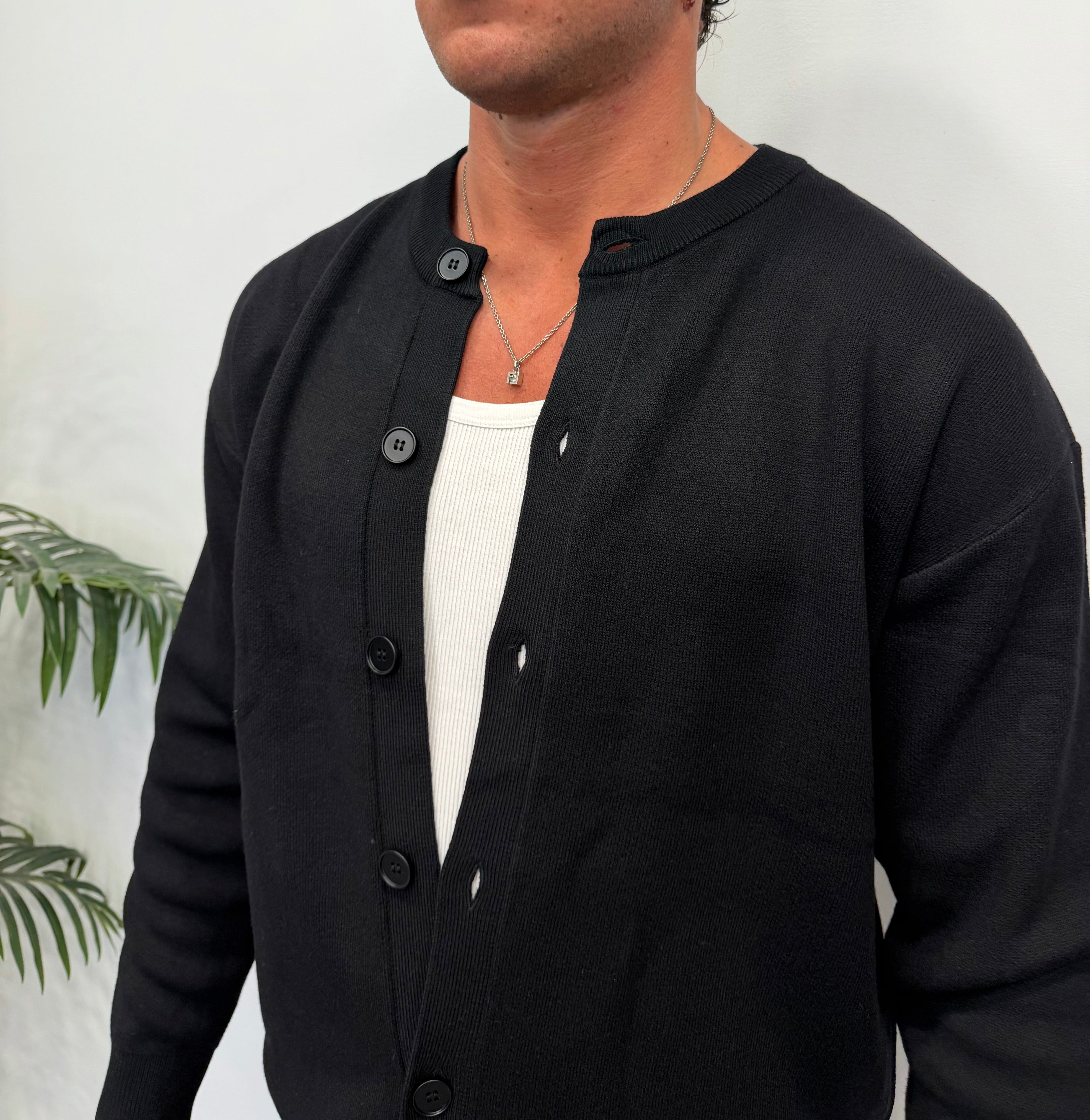 CARDIGAN GIROCOLLO