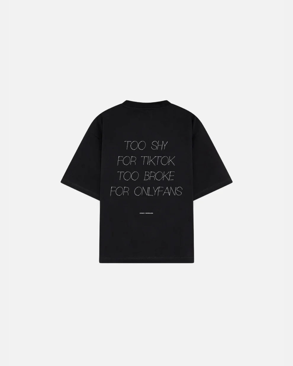 T-SHIRT CROPPED WORDLESS ONLYFANS