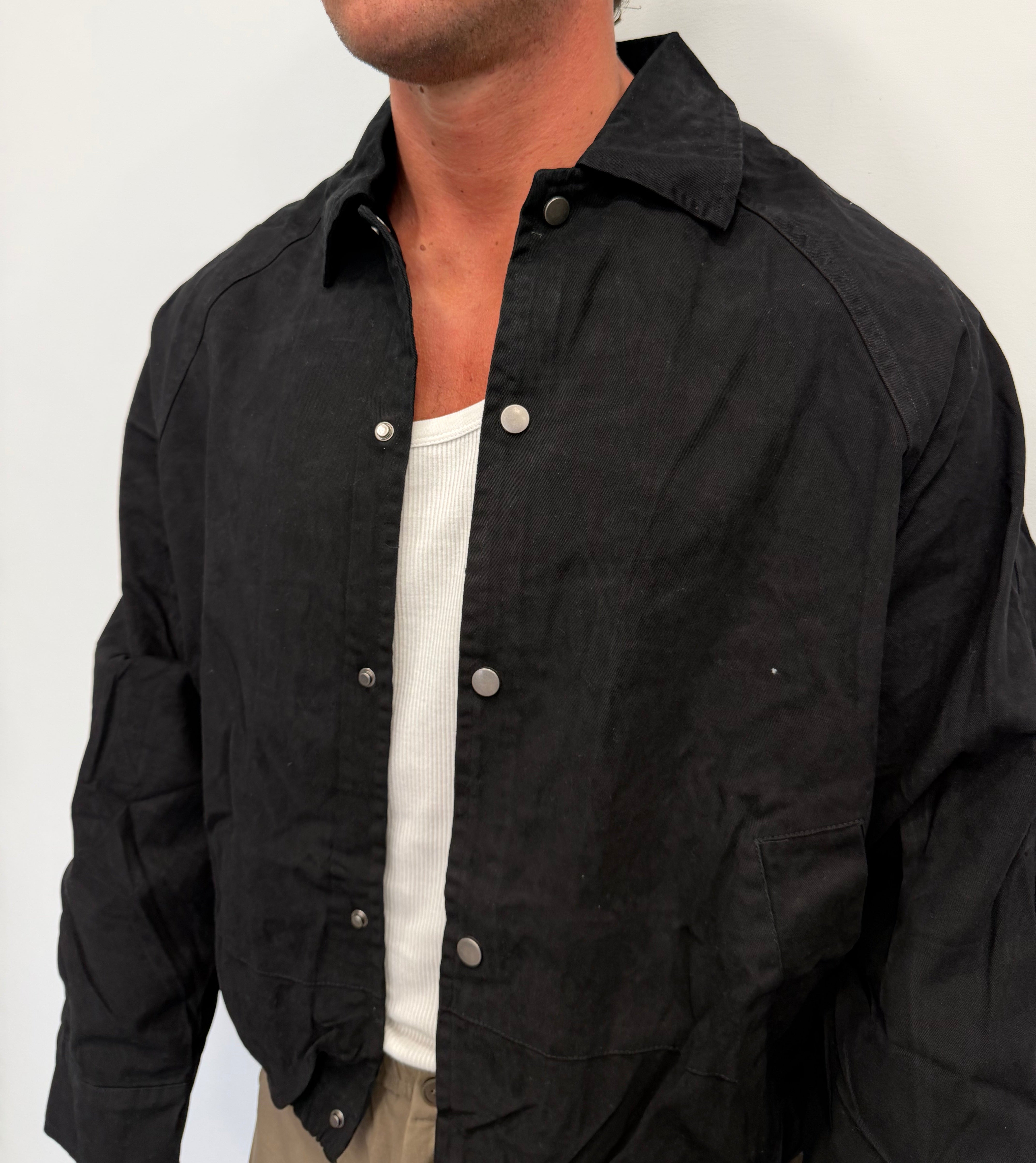 BOMBER CROPPED TESSUTO
