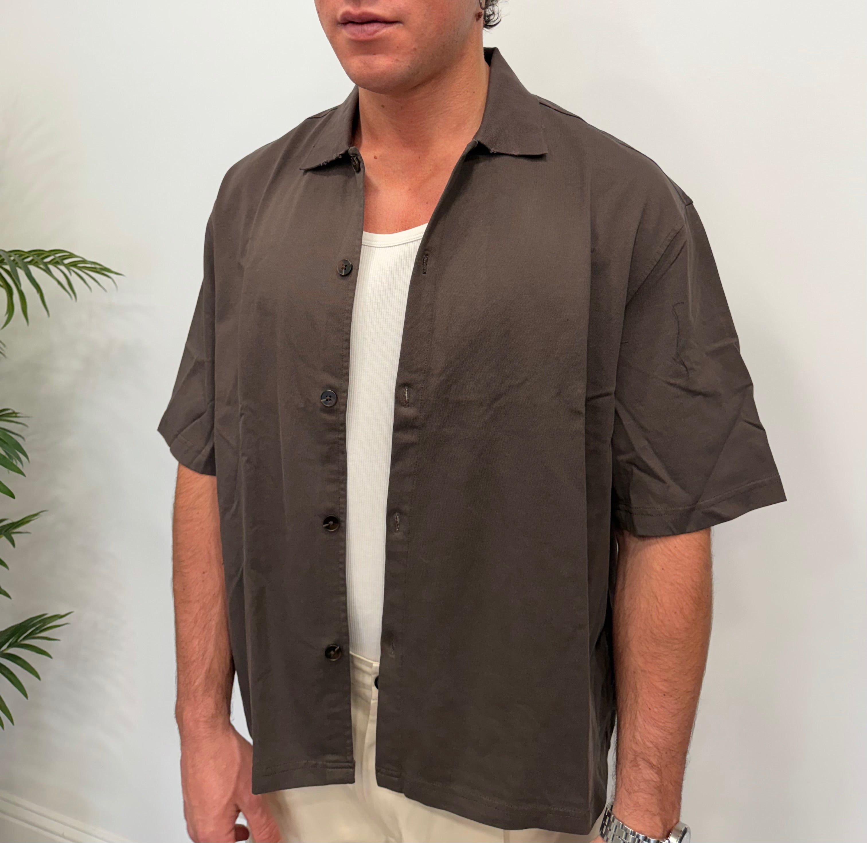 CAMICIA MARRONE
