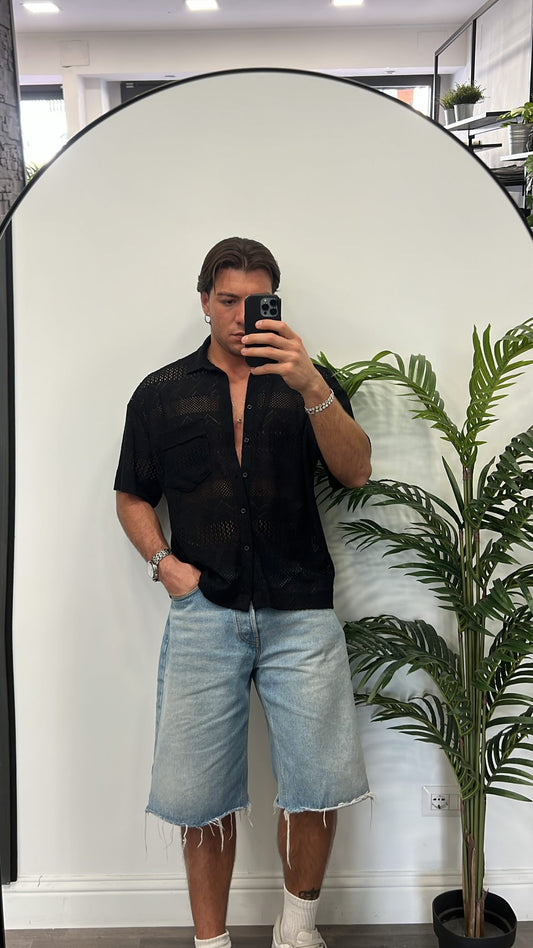 CAMICIA SANTO DOMINGO NERA